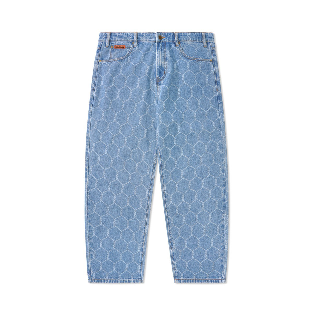 Chain Link Denim Jeans