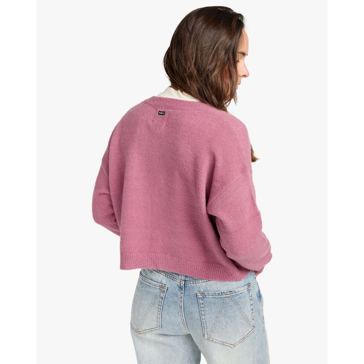 Kitty Cardigan Strickwaren, Pullover, Vlies, Langer Ärmel, Jeans