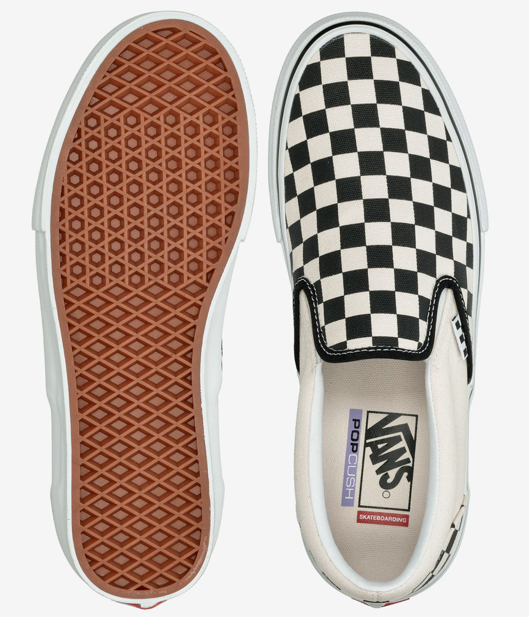Mn Skate Slip-on Checkerboard