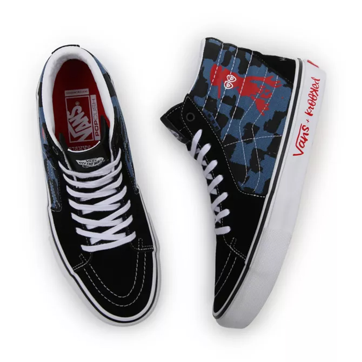 Mn Skate SK8-HI Krooked b Nata