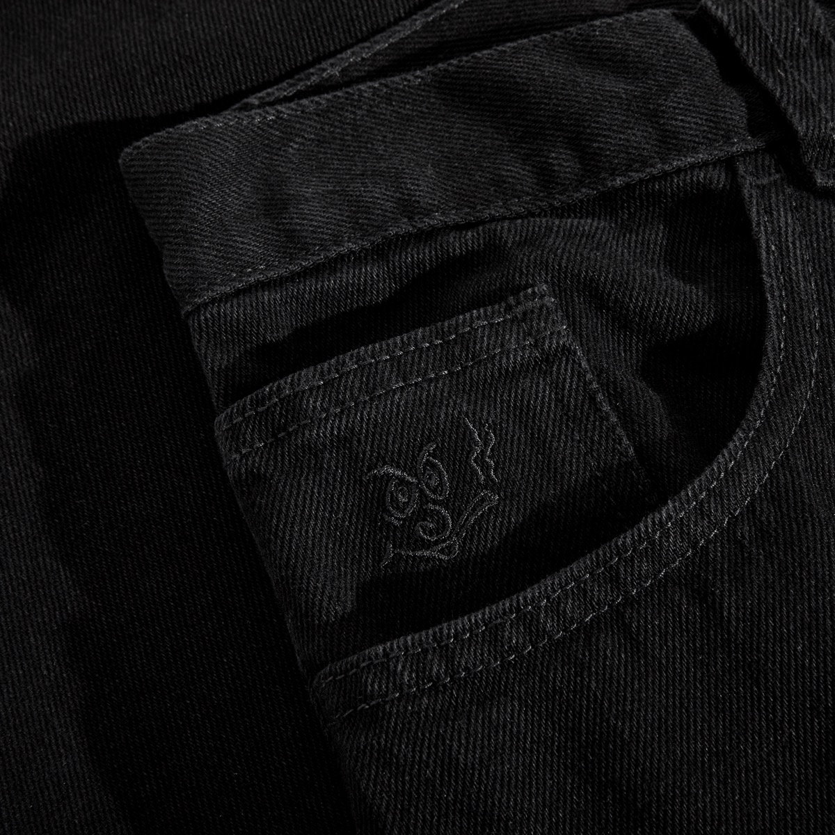 92 Denim Bekleidung, Jeans, Hosen, Schwarz