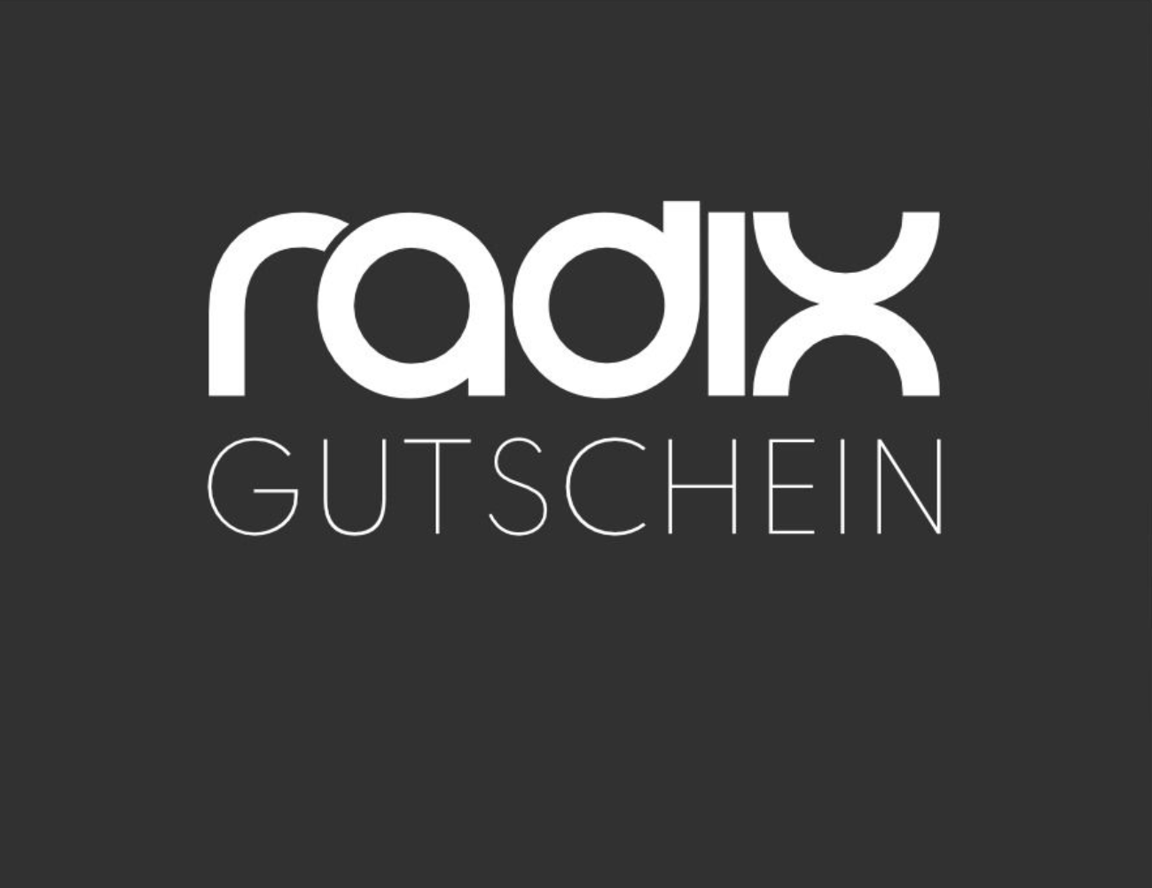 radix Gutschein Logo