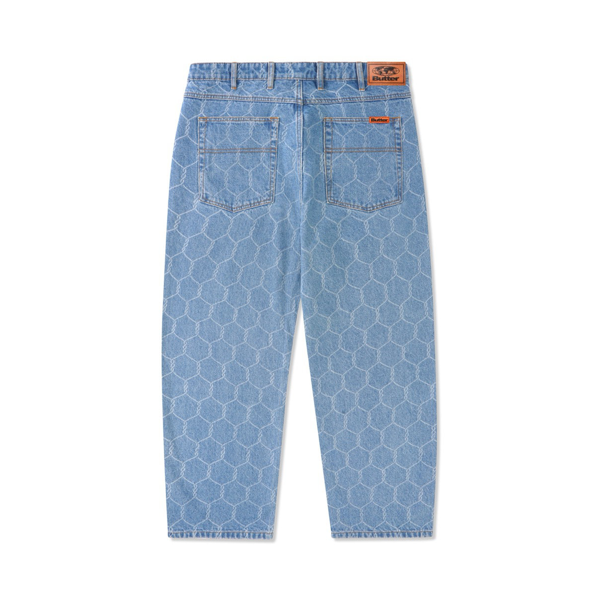 Chain Link Denim Jeans